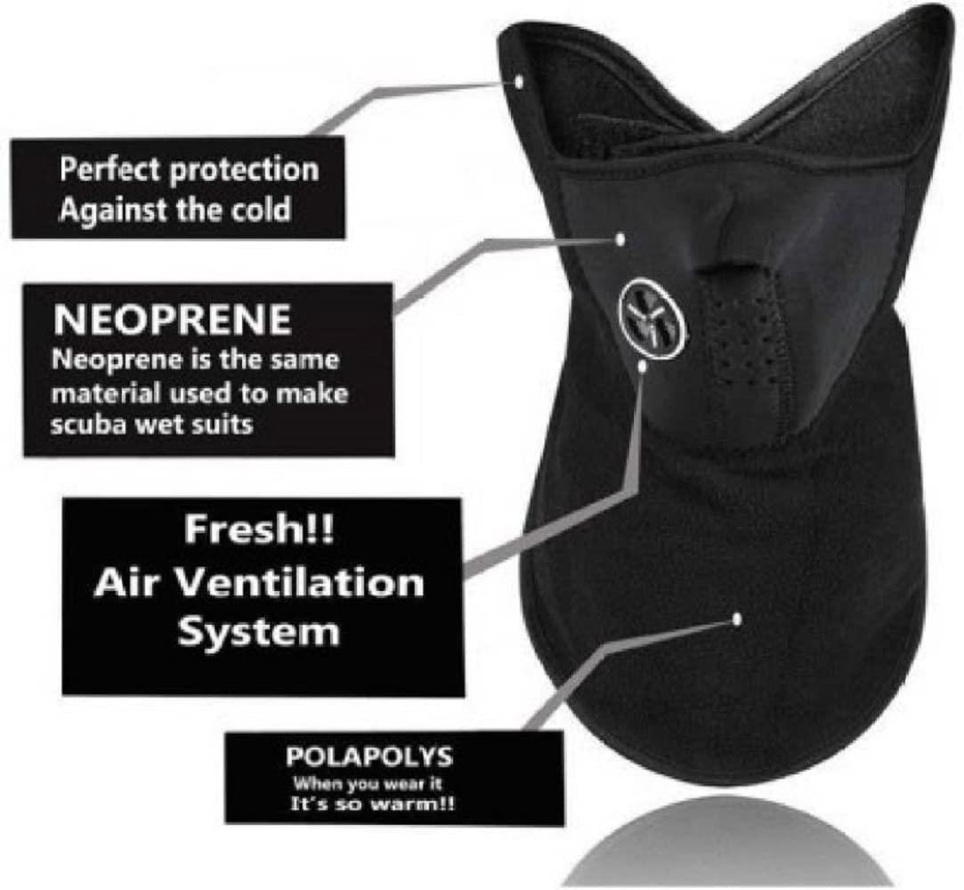 Neoprene Motorcycle Face Cover Balaclava Mask – UV, Dust Protection for Bikers & Outdoor Sports | NISHU Superstores