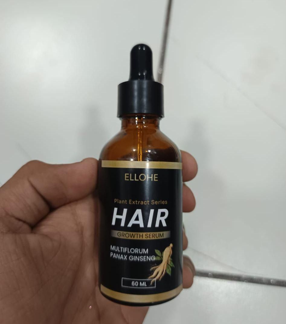 ELLOHE Hair Growth Castor Oil Spray – 60ml for Hair Thickness & Regrowth | NISHU Superstores