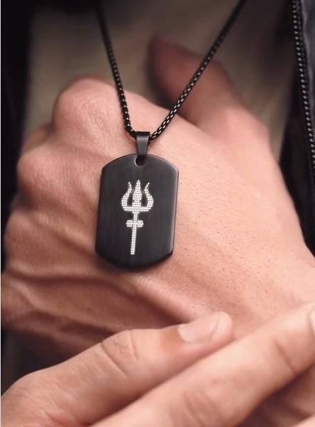 Mahadev Trishul Pendant with Chain – Lord Shiva Symbol Jewelry | NISHU Superstores