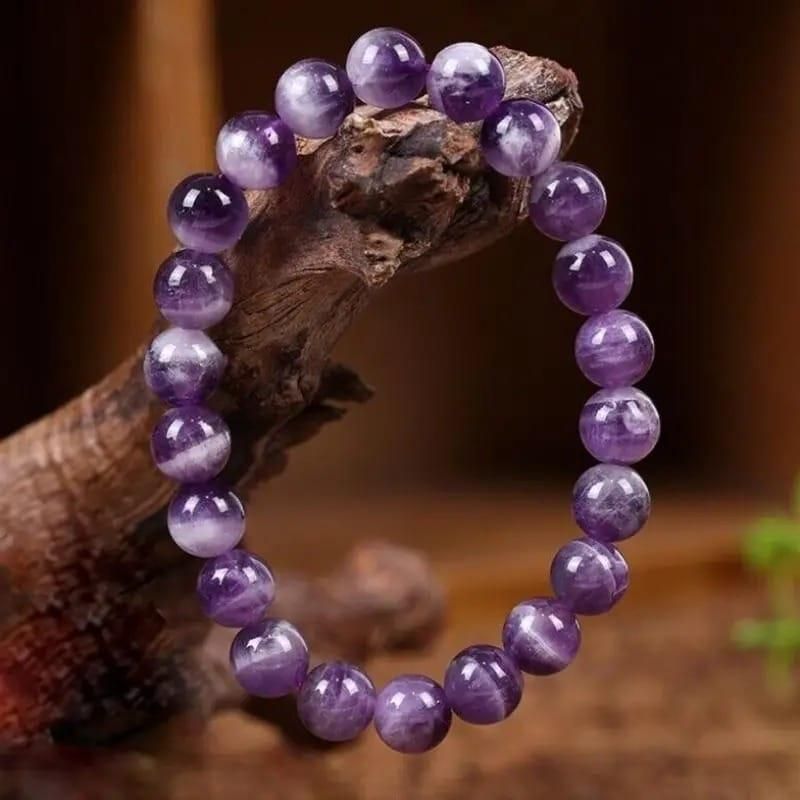 Stretchable Handmade Natural Crystal Stone Bracelet – Pack of 2 Spiritual Jewelry | NISHU Superstores