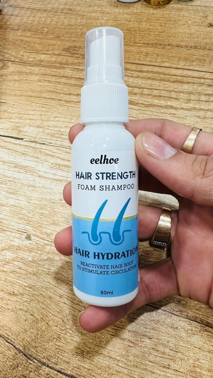 Hair Strength Foam Shampoo 60ml (Pack of 2) – Moisturizing & Nourishing Care for Hair & Scalp | NISHU Superstores
