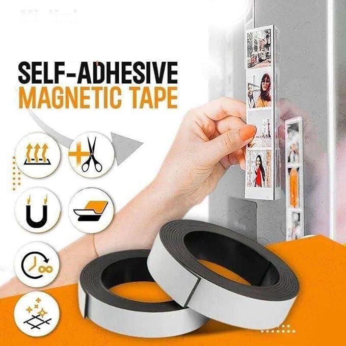 Self Adhesive Magnetic Tape Roll – Strong Flexible Strip for Home & DIY | NISHU Superstores