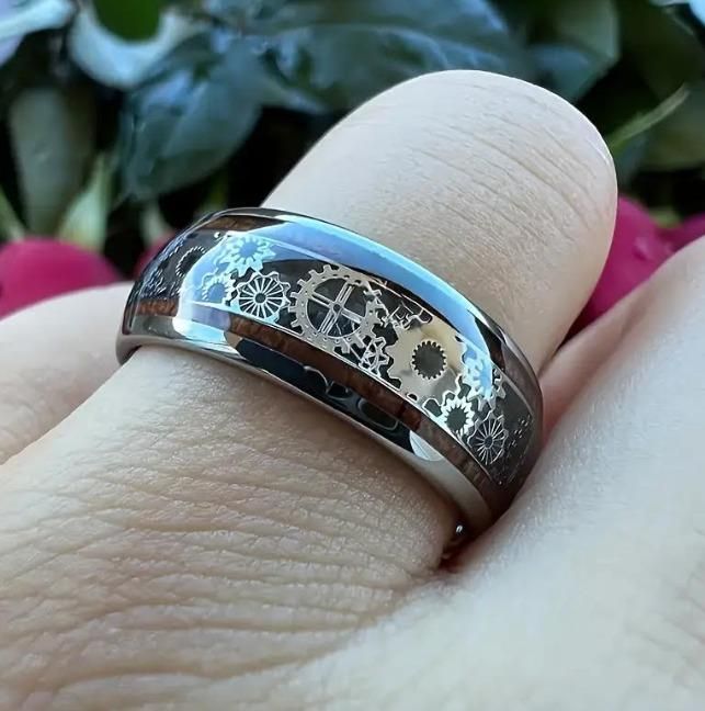 Luxurious Mechanical Gear Ring – Stainless Steel Steampunk Style for Men | NISHU Superstores