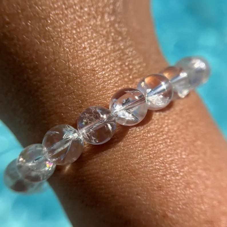 Majestic Crystals Clear Quartz Bracelet – Pack of 2 | Healing & Energy Balancing | NISHU Superstores