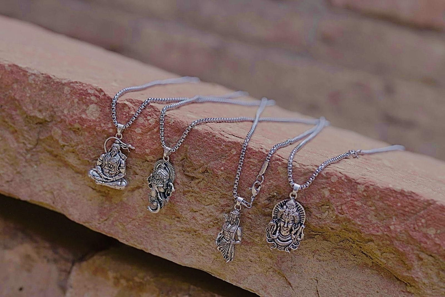 Buy 1 Get 3 Free Pendant with Chain – Stylish Combo Jewelry for Men & Women | NISHU Superstores
