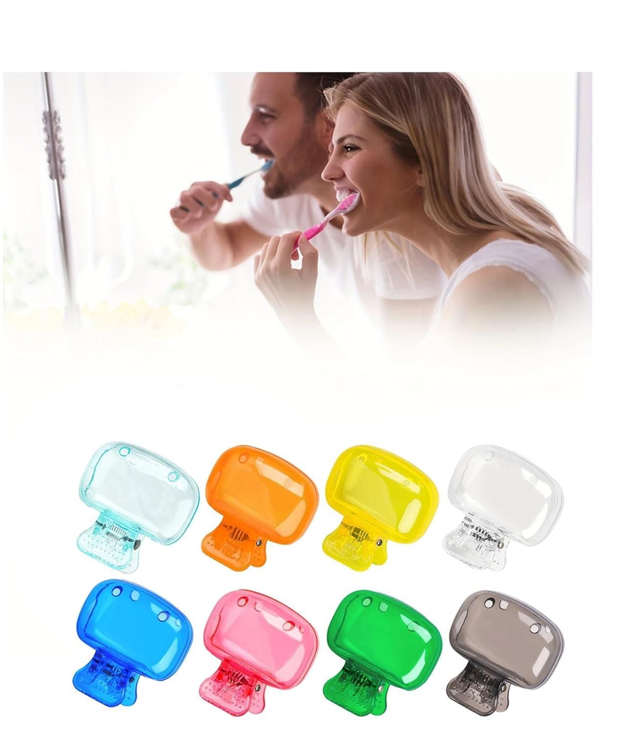 Toothbrush Cap Cover (Pack of 8) – Hygiene Travel Tooth Brush Protector | NISHU Superstores