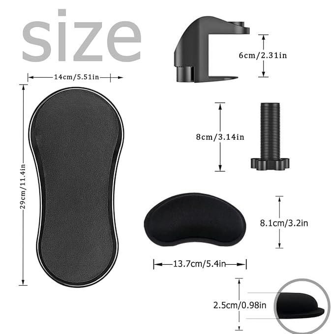 Desk Arm & Wrist Rest Pad – Ergonomic Support for Office & Computer Use | NISHU Superstores
