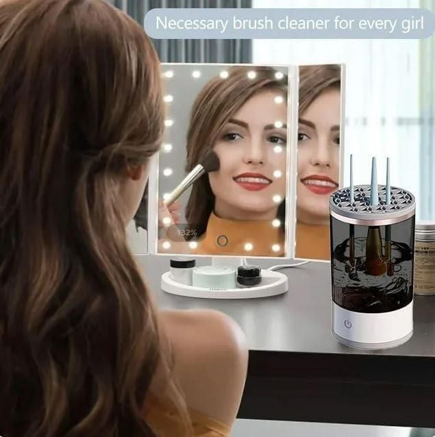 Electric Makeup Brush Cleaner – USB Rechargeable Deep Cleaning Device | NISHU Superstores