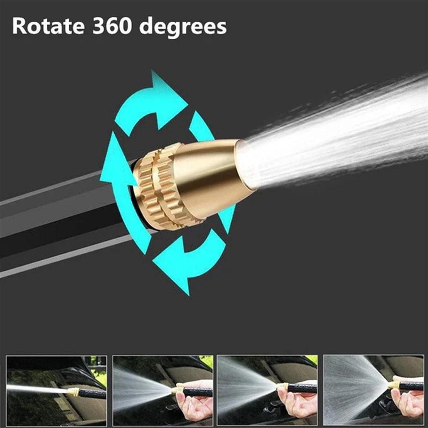 Portable High-Pressure Water Spray Nozzle – Adjustable Jet for Car Wash & Gardening | NISHU Superstores