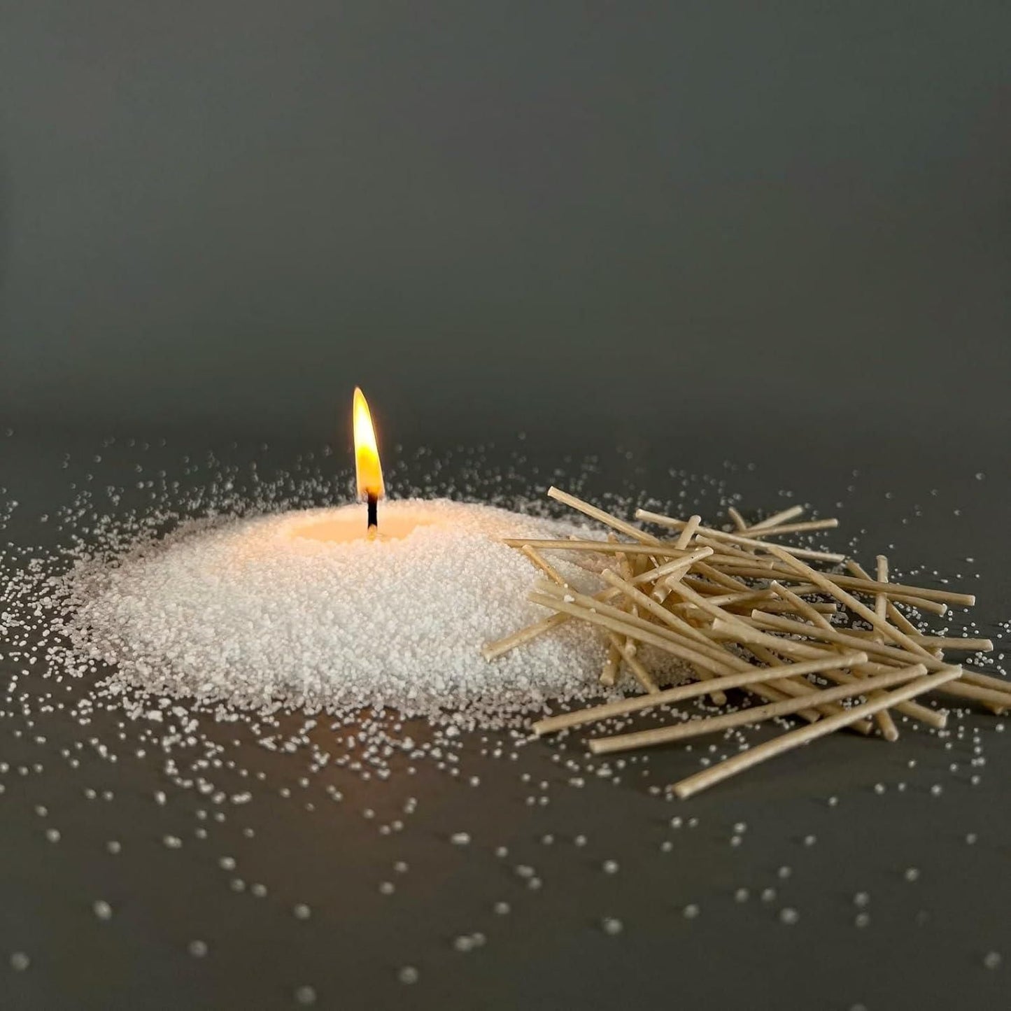 Pearl Soy Wax 200g + 50 Wicks – Perfect for Custom Candle Making | NISHU Superstores