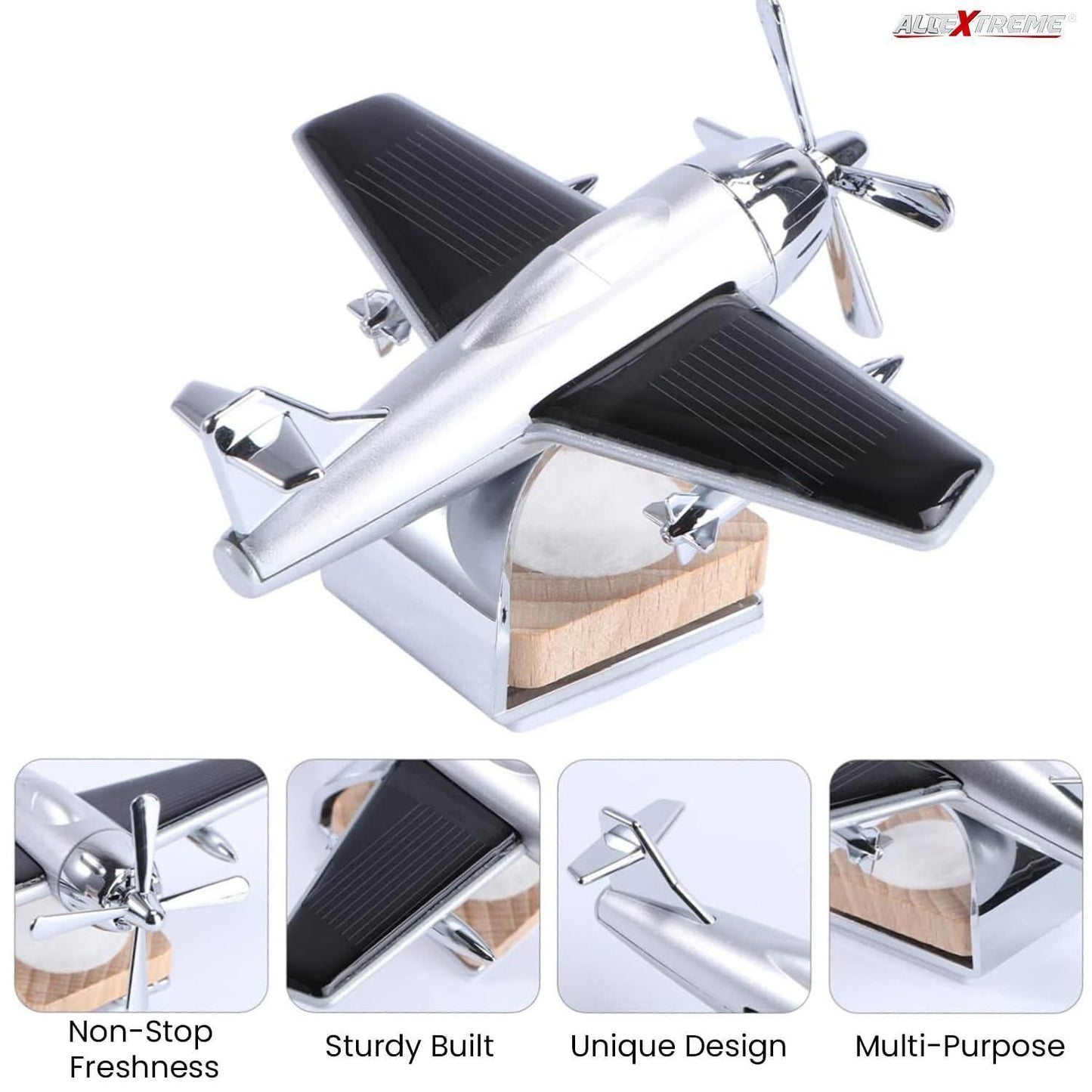 360° Rotating Fan Car Air Freshener with Perfume Oil | Stylish Fragrance Diffuser | NISHU Superstores