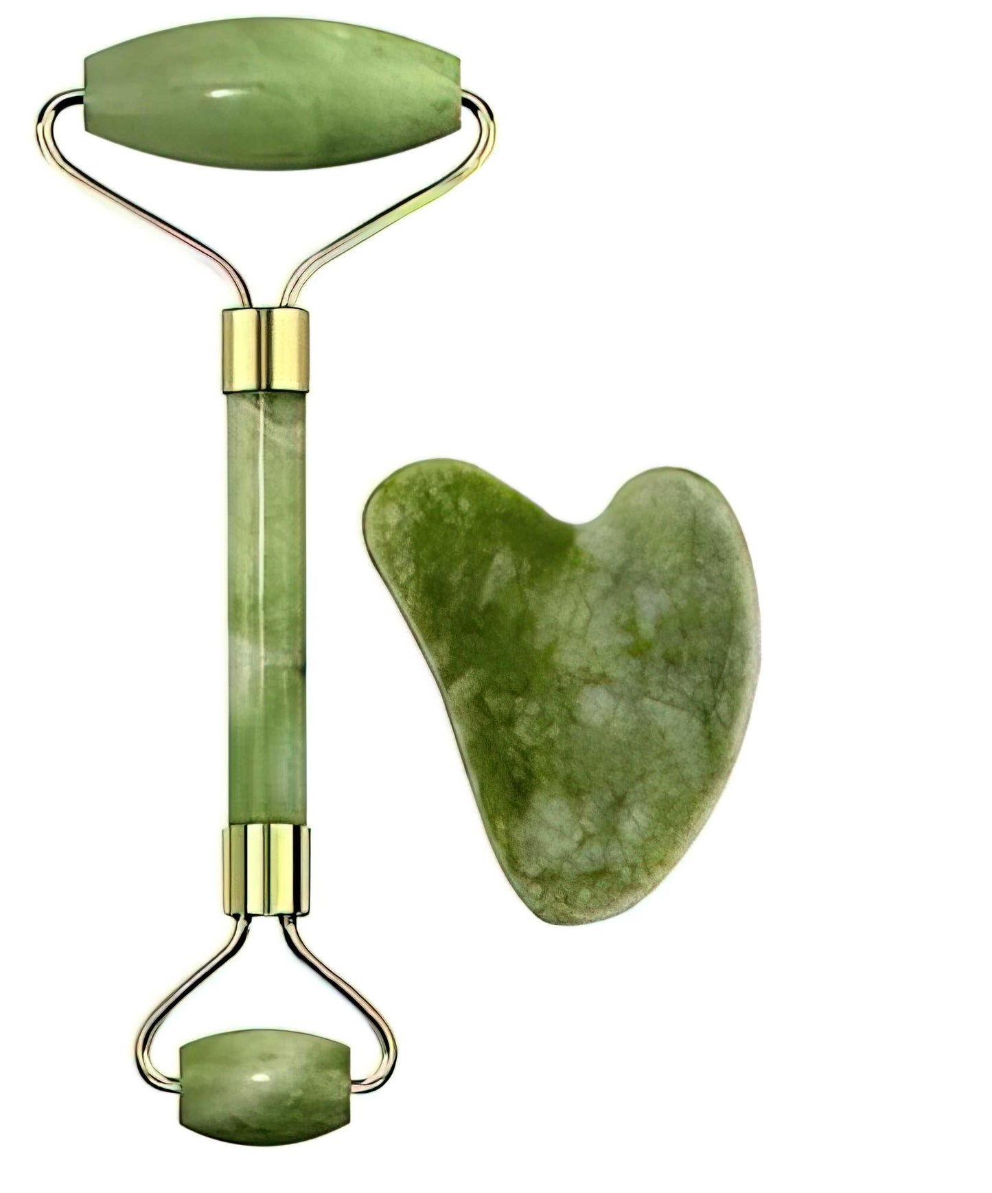 Natural Jade Stone Face Massager – Gua Sha Tool for Glowing Skin | NISHU Superstores