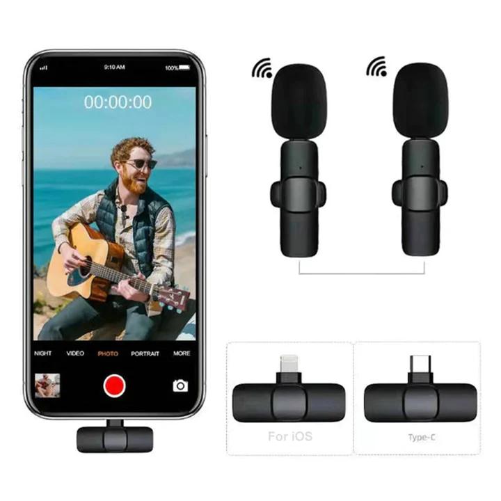 Imported Wireless Lavalier Microphone – Pro Audio & Video Recording Mic | NISHU Superstores