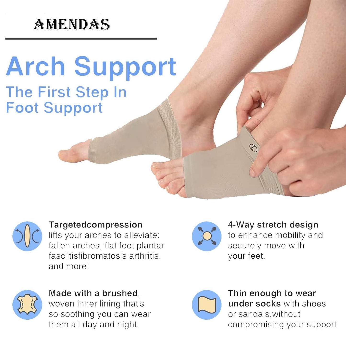 Flat Foot Arch Support – Pain Relief for Men & Women | NISHU Superstores