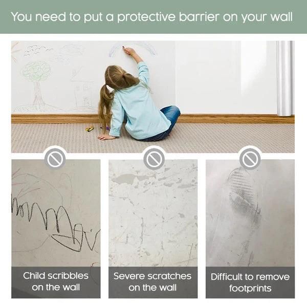 Self-Adhesive Transparent Wall Protection Film – Electrostatic Cling (Buy 1 Get 1) | NISHU Superstores