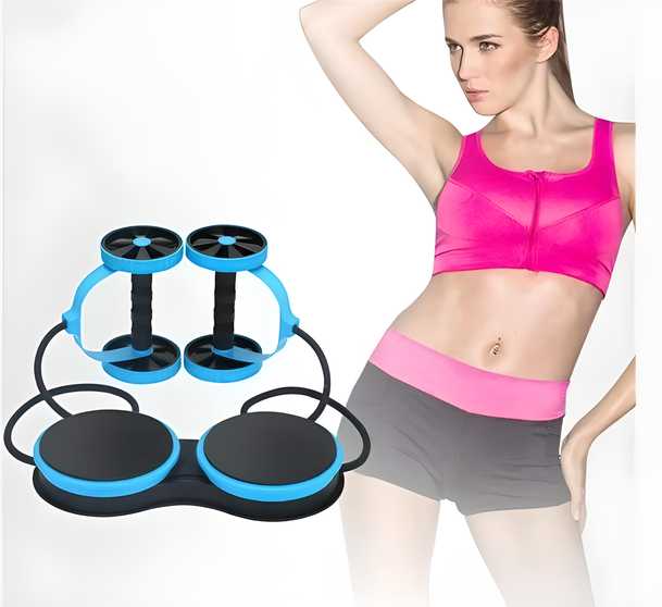 Abdominal Roller Wheel with Knee Pad – Core Workout Fitness Equipment | NISHU Superstores