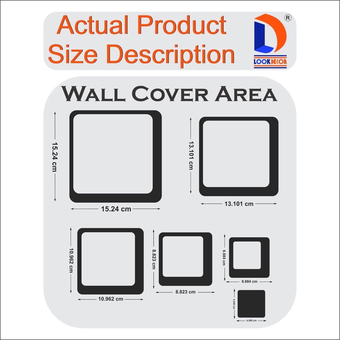 3D Acrylic Mirror Wall Sticker – Modern Home Decoration | NISHU Superstores