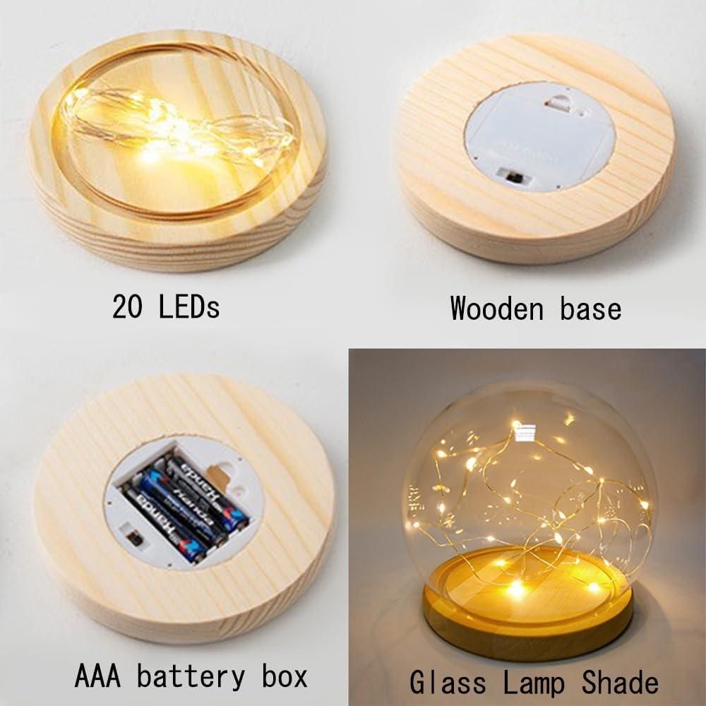 Round Tulip Light – Elegant LED Night Lamp for Home Décor | NISHU Superstores