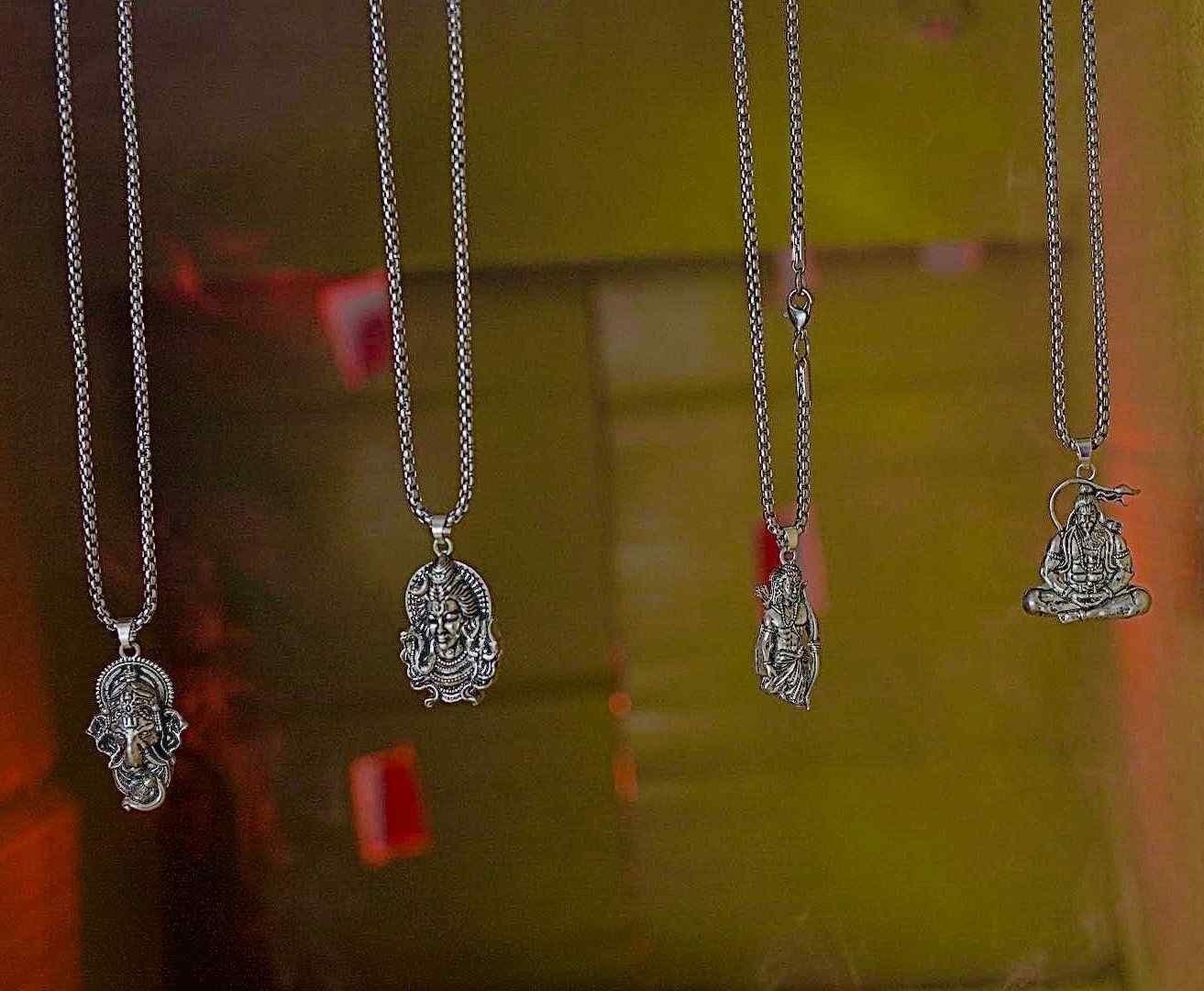 Buy 1 Get 3 Free Pendant with Chain – Stylish Combo Jewelry for Men & Women | NISHU Superstores