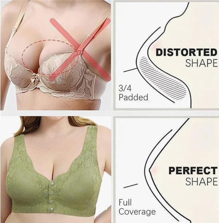 Women's Cotton Spandex Padded Front Open Nursing Bra – Comfortable Maternity & Baby Feeding | NISHU Superstores