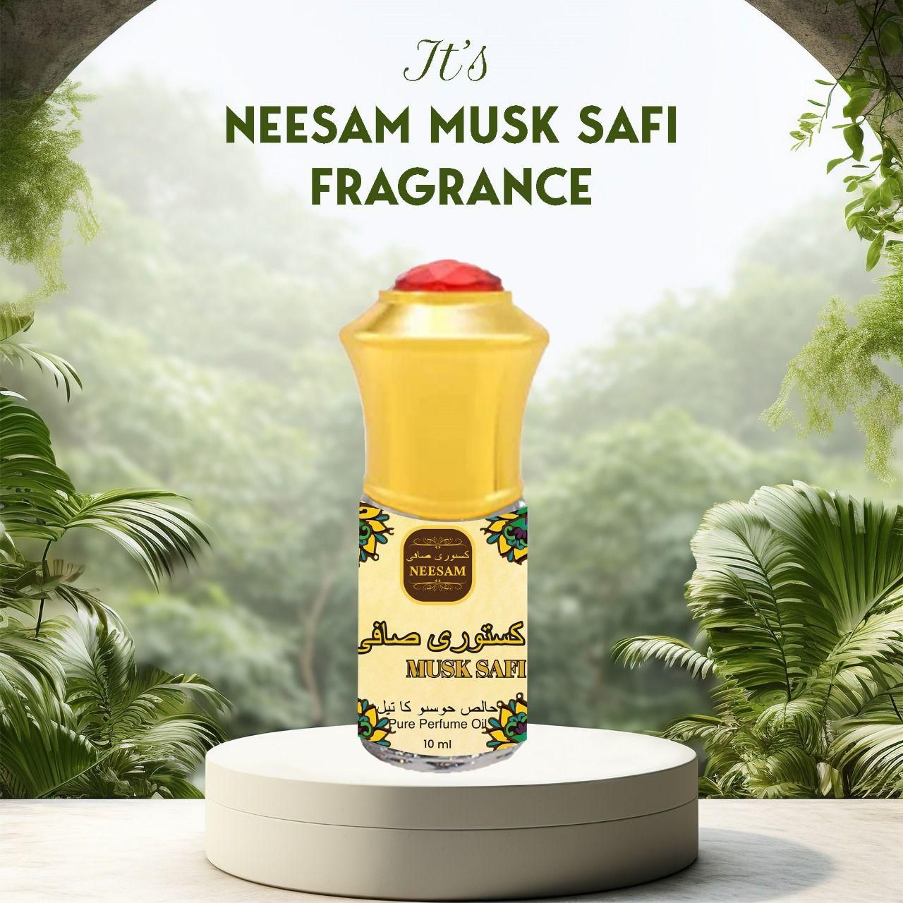 Musk Safi Pure Perfume Oil 10ML (Pack of 2) – Compact & Long-Lasting Fragrance | NISHU Superstores