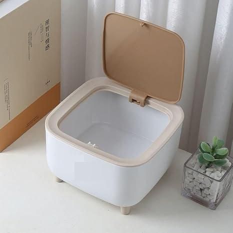 Classy Desktop Push Button Trash Bin – Mini Table Dustbin for Office & Home | NISHU Superstores