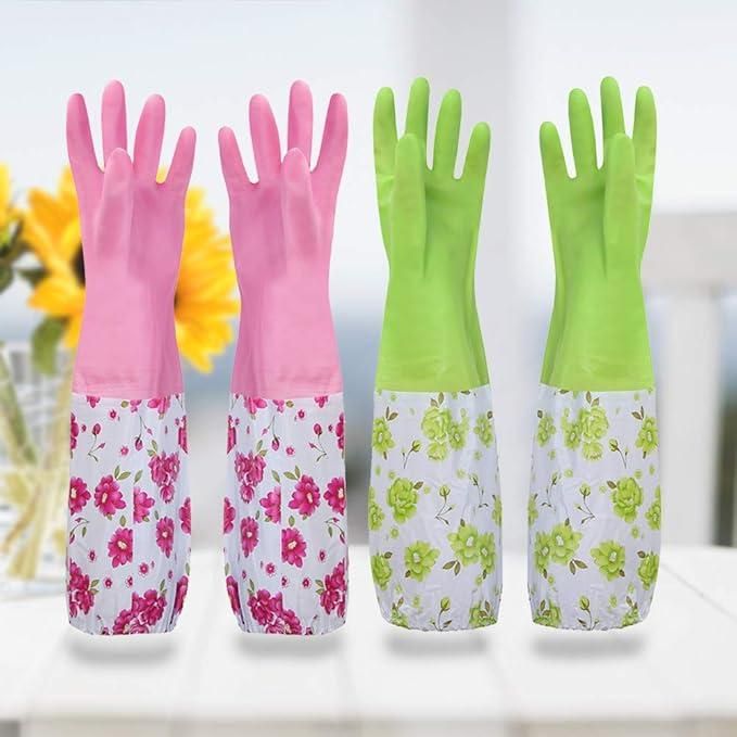 Multipurpose Cleaning Gloves with Lining – Reusable & Waterproof | NISHU Superstores