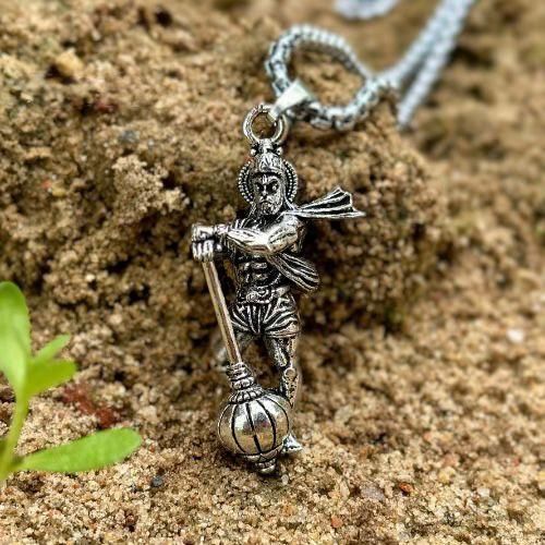 Lord Hanuman Chain with Pendant – Pack of 4 Spiritual Neck Chains | NISHU Superstores