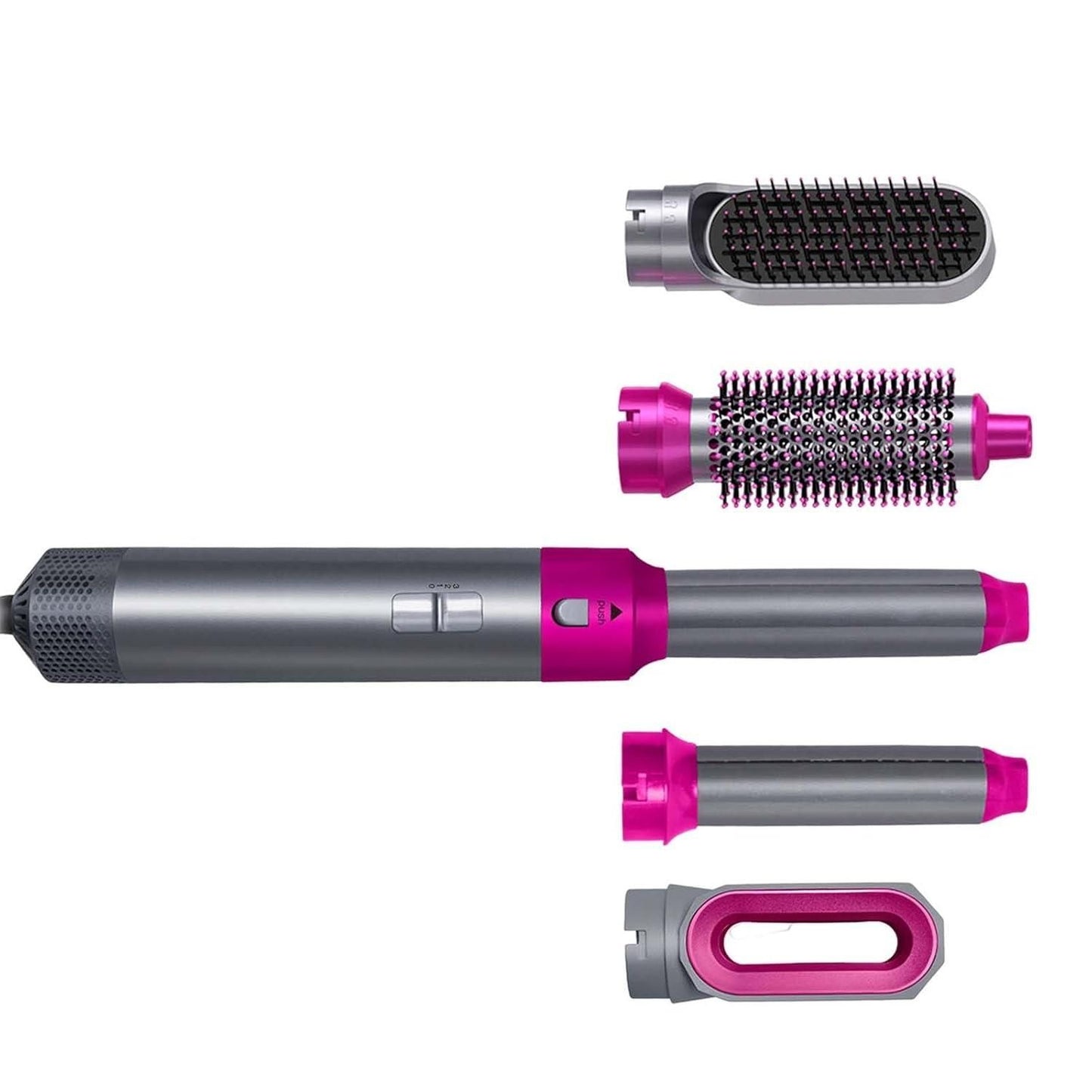5 in 1 Hair Styling Tool | Hot Air Brush Hair Dryer with Comb – NISHU Superstores
