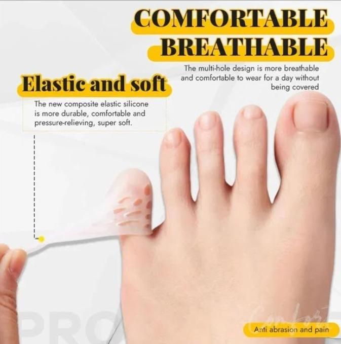 Silicone Anti-Friction Toe Protector (Pack of 2) – Comfort & Pain Relief | NISHU Superstores