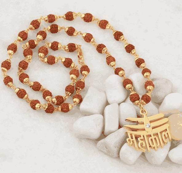 Rudraksha Mala with Mahakal Pendant – Spiritual Protection & Power | NISHU Superstores