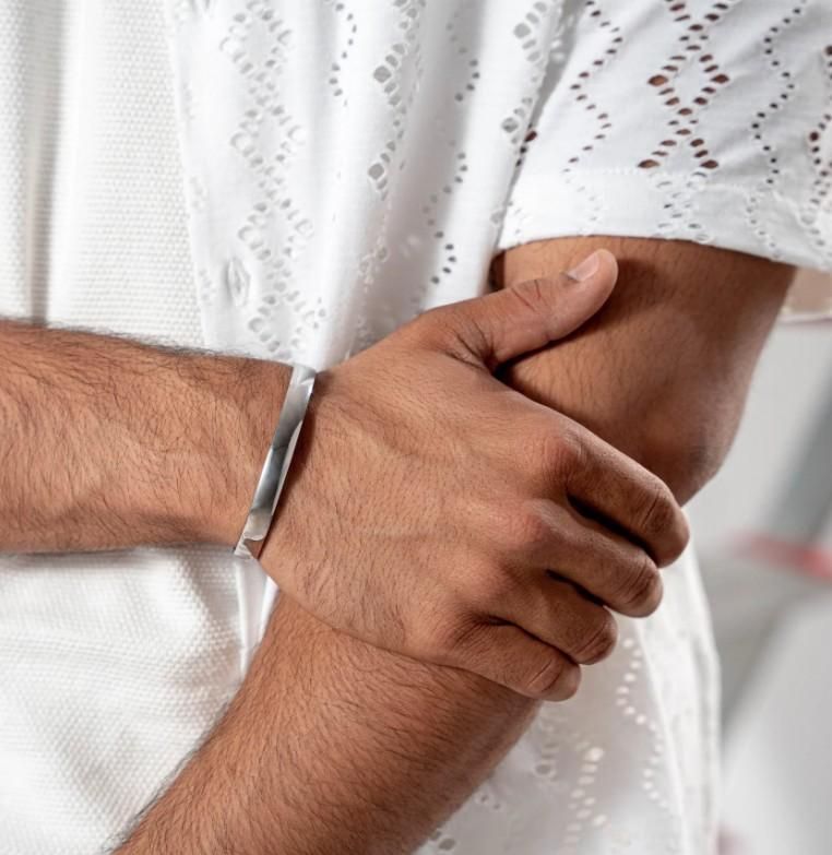 Stainless Steel Kada Bracelet for Men – Bold & Stylish | NISHU Superstores