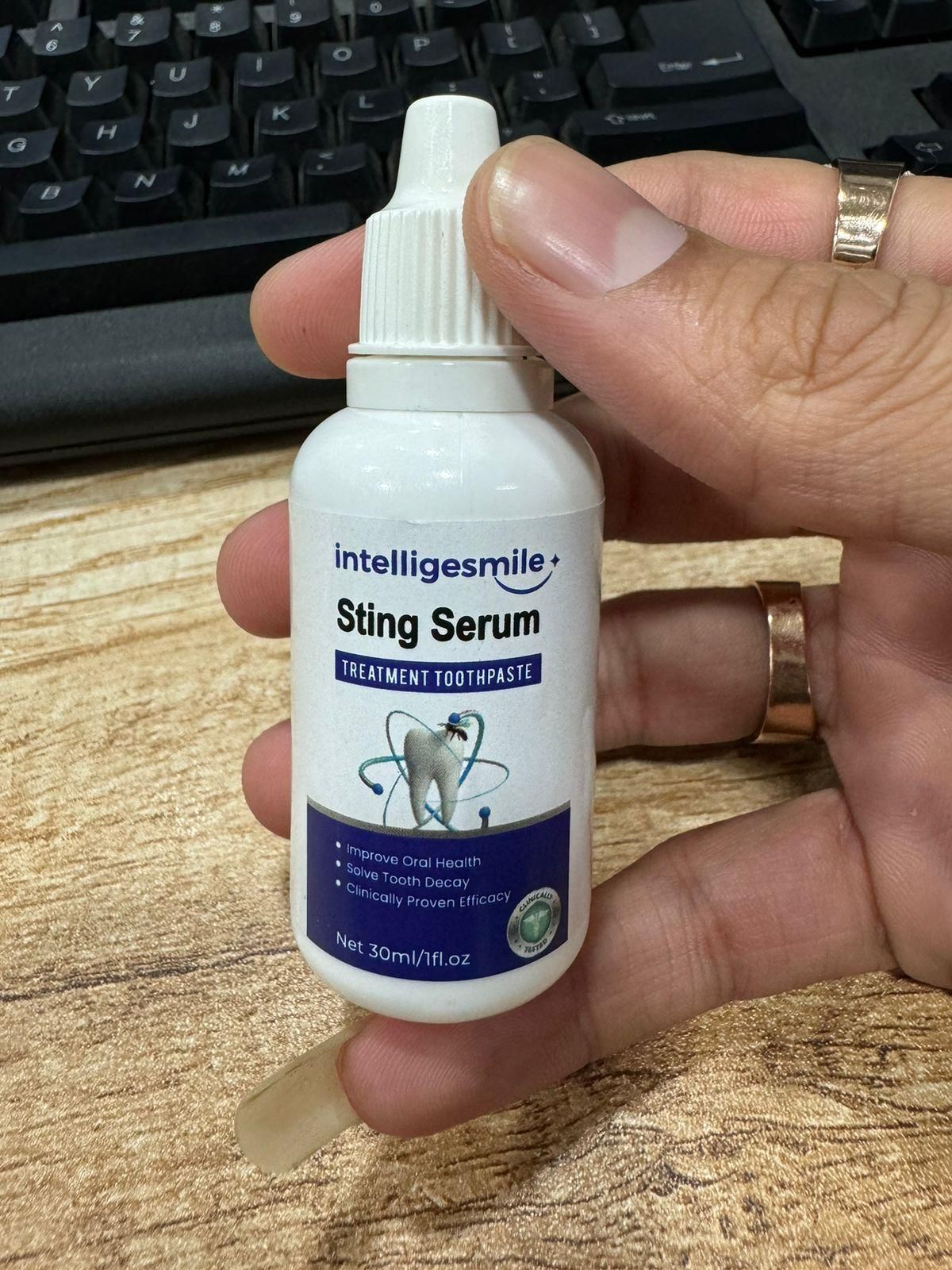 Intelligent smile Sting Serum Treatment Toothpaste 60ml (Pack of 1) – Advanced Oral Care | NISHU Superstores