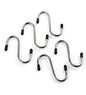 Heavy Duty S-Shaped Stainless Steel Hanging Hooks (Pack of 5) | Rust-Resistant Metal S Hooks for Kitchen, Bathroom & Storage – NISHU Superstores