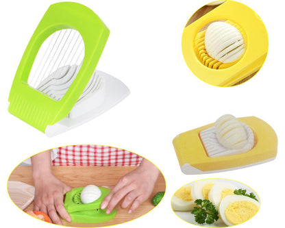Premium Egg Cutter (1 Pc) | Stainless Steel Wire Egg Slicer for Boiled Eggs | Easy & Even Egg Cutting Tool | NISHU Superstores