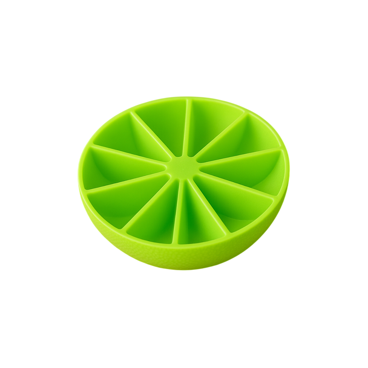 Lemon Shape Flexible Silicone Ice Cube Tray | 8-Slot Round Ice Mold (1 Pc) | Food-Grade BPA-Free Silicone for Ice, Chocolate & Jelly | Easy Release | NISHU Superstores