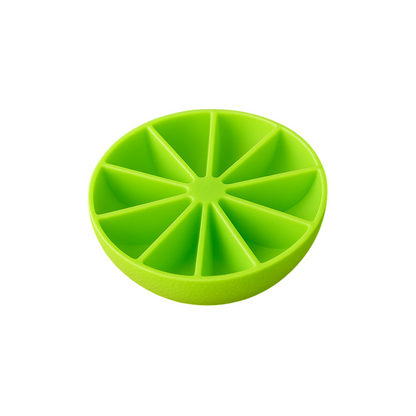 Lemon Shape Flexible Silicone Ice Cube Tray | 8-Slot Round Ice Mold (1 Pc) | Food-Grade BPA-Free Silicone for Ice, Chocolate & Jelly | Easy Release | NISHU Superstores