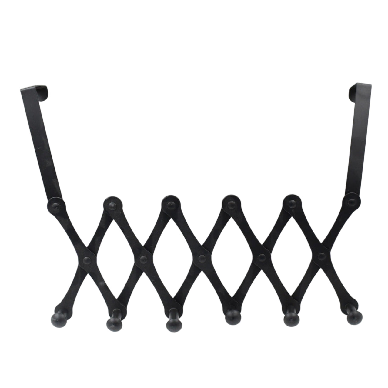 6 Hook Door Hanger Steel Coat Rack | Over-The-Door Clothes, Towel & Bag Organizer for Home & Bathroom (1 Pc) – NISHU Superstores