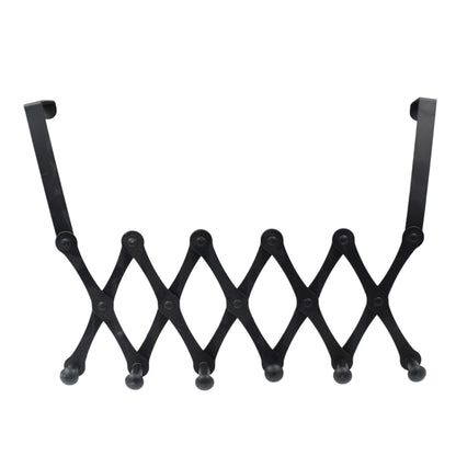 6 Hook Door Hanger Steel Coat Rack | Over-The-Door Clothes, Towel & Bag Organizer for Home & Bathroom (1 Pc) – NISHU Superstores