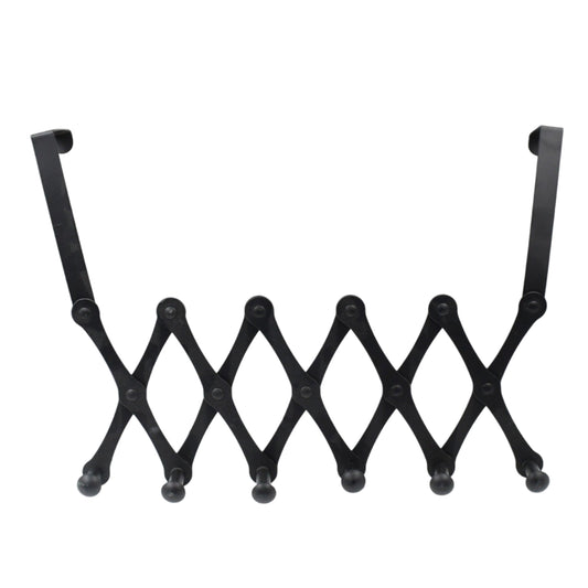 6 Hook Door Hanger Steel Coat Rack | Over-The-Door Clothes, Towel & Bag Organizer for Home & Bathroom (1 Pc) – NISHU Superstores