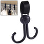 Multi-Purpose Strong Pushchair Hook Clip | 360° Rotating Black Stroller & Baby Carriage Hook for Bags, Cars, Wheelchairs & Bicycles (1 Pc) – NISHU Superstores