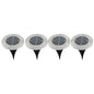 Solar Powered Led Garden Lights (4 Pc)