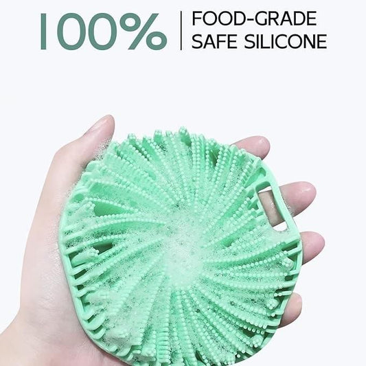 Dry Body Brush Silicone Scrubber – Exfoliating & Deep Cleansing Bath Brush | NISHU Superstores