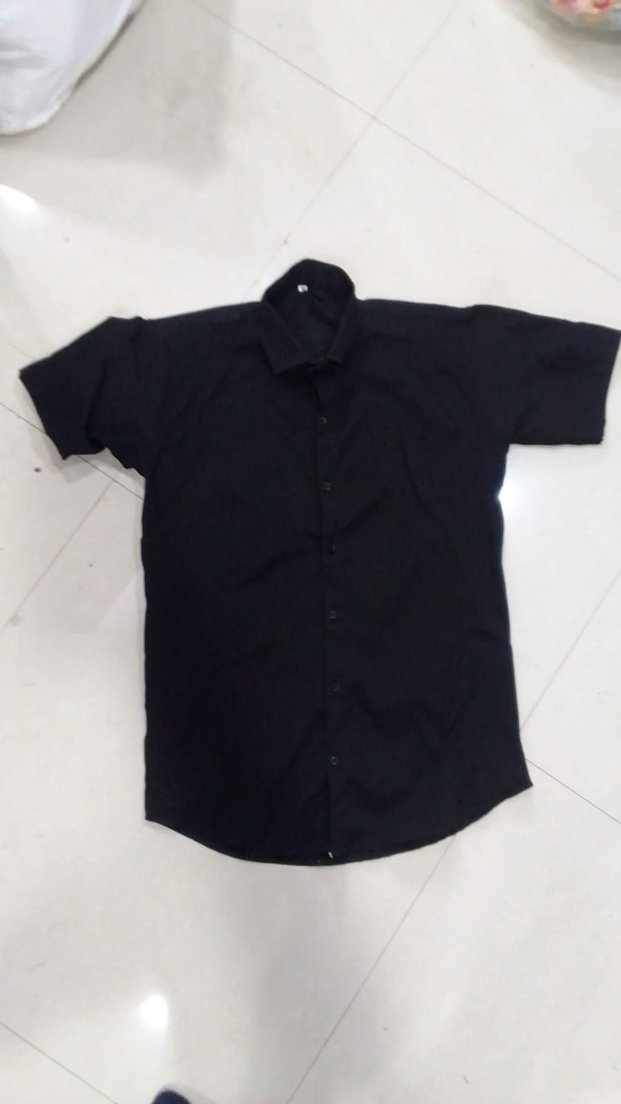 Men's Solid Satin Formal Shirt – Regular Fit, Half Sleeves, Elegant Office Wear | NISHU Superstores