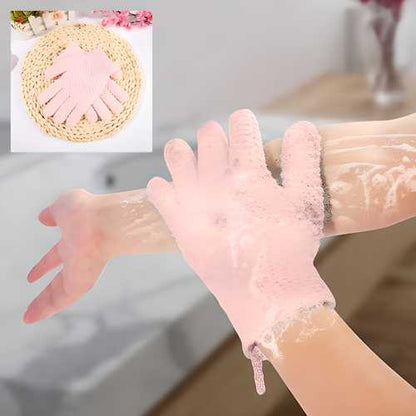 Five Finger Bath Gloves – Exfoliating & Deep Cleaning Body Scrub | NISHU Superstores