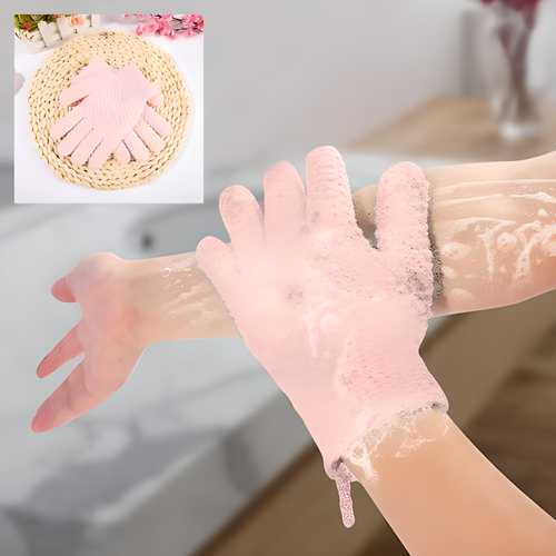 Five Finger Bath Gloves – Exfoliating & Deep Cleaning Body Scrub | NISHU Superstores