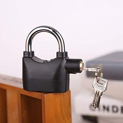 Motion Sensor Padlock with Siren Alarm – Anti-Theft Security Lock for Bikes, Gates & Doors | NISHU Superstores