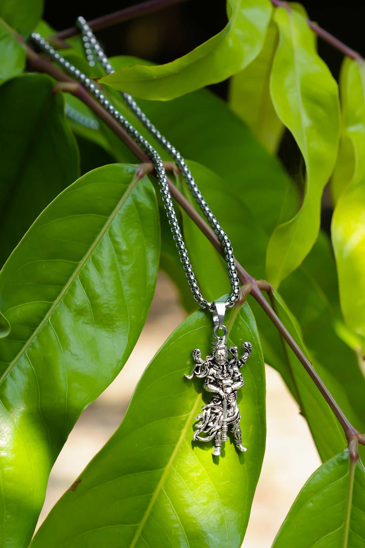 Mahakal Pendant with Chain | Lord Shiva Locket | NISHU Superstores