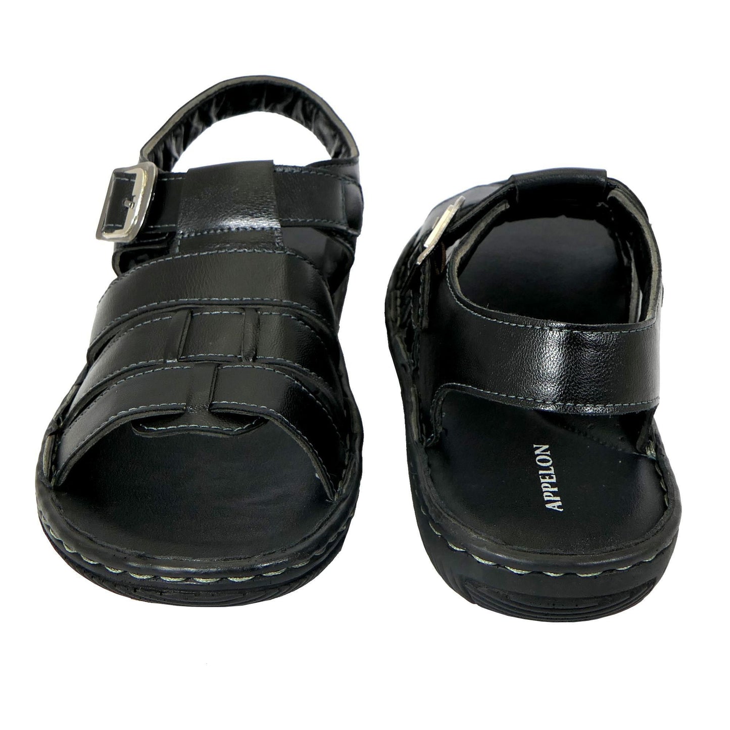 AM PM Men’s Daily Wear Leather Sandals – Comfort & Style Combined | NISHU Superstores