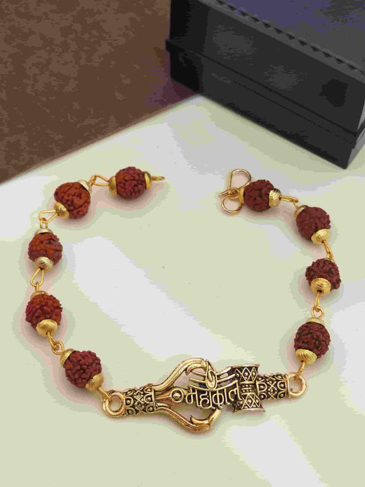 Rudraksha Mahadev Bracelet – Spiritual & Healing Jewelry for Men | NISHU Superstores